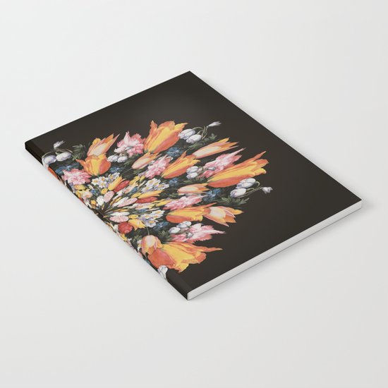 Flemish Floral Mandala 2 Notebook