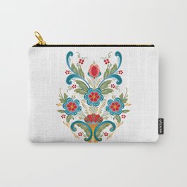 Nordic Rosemaling Carry-All Pouch