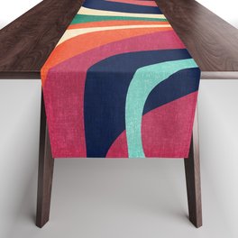 Impossible contour map Table Runner