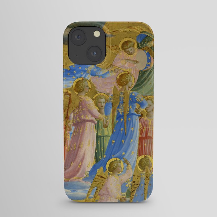 Fra Angelico (Guido di Pietro) "The Dormition and Assumption of the Virgin" (4) iPhone Case