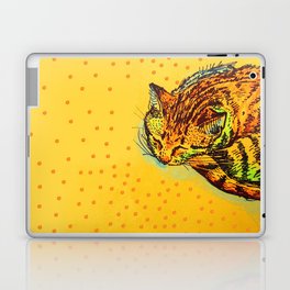 Cat Shimmie (ochre paper)  Laptop & iPad Skin