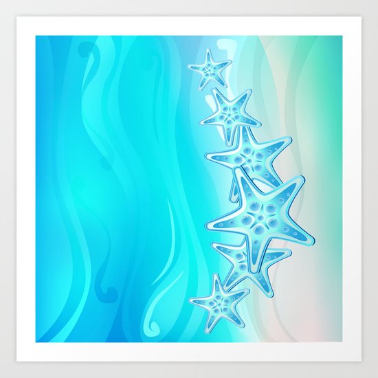Starfish G217 Art Print