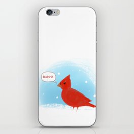 Winter Cardinal iPhone Skin