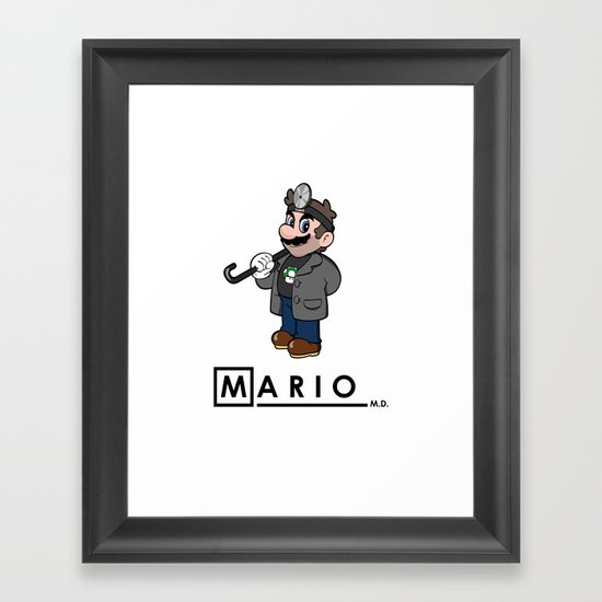 Mario M.D. Framed Art Print