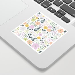 Country Floral Sticker
