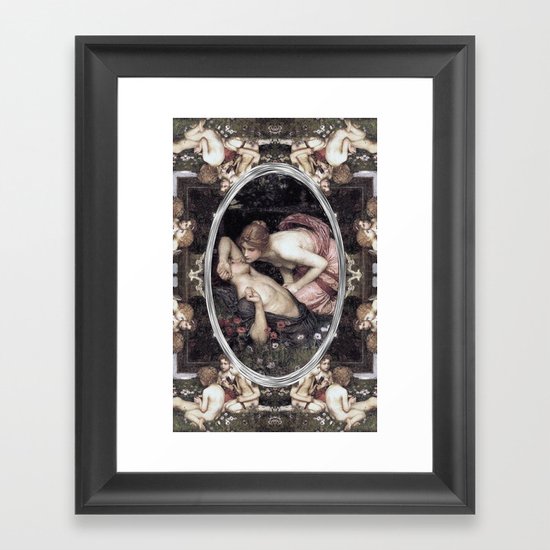 Awakening of Adonis (Waterhouse) Framed Art Print