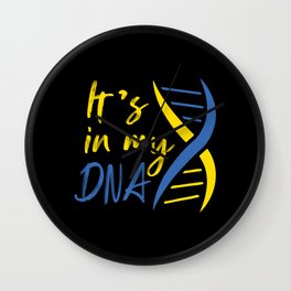 It's In My DNA Ukrainian Wall Clock