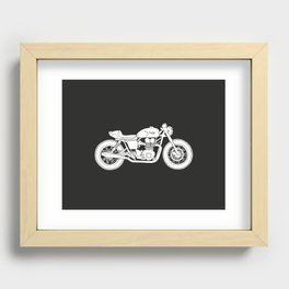 Triumph Bonneville - Cafe Racer series #3 Recessed Framed Print