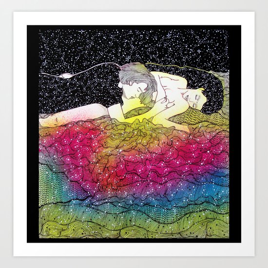 Cosmic Union Art Print