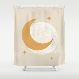Moon Sparkle - Celestial Shower Curtain