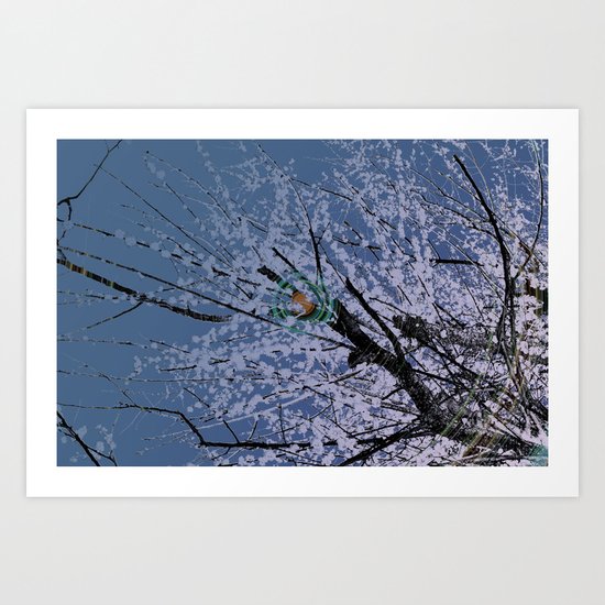 Plum tree EX Art Print