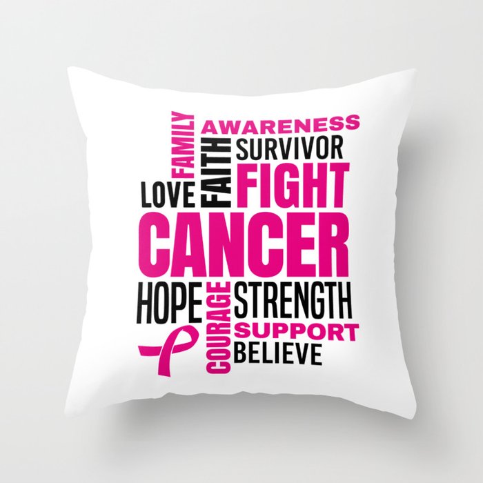 Breast Cancer Fight Strength Faith Support Hope Love Family
