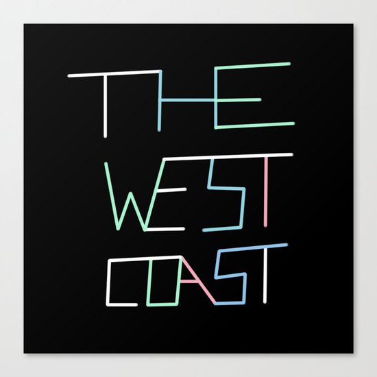 West Coast Canvas Print