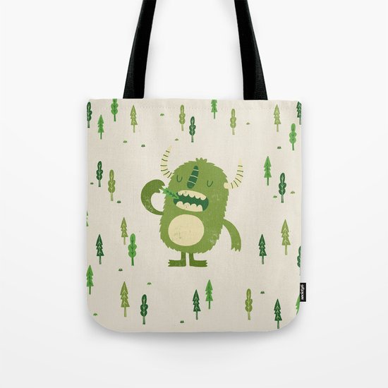 the tree muncher Tote Bag