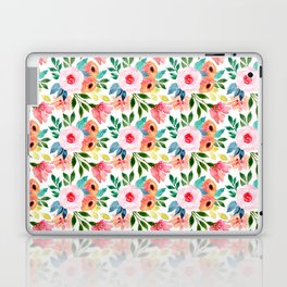 Beautiful watercolor flowers Laptop & iPad Skin