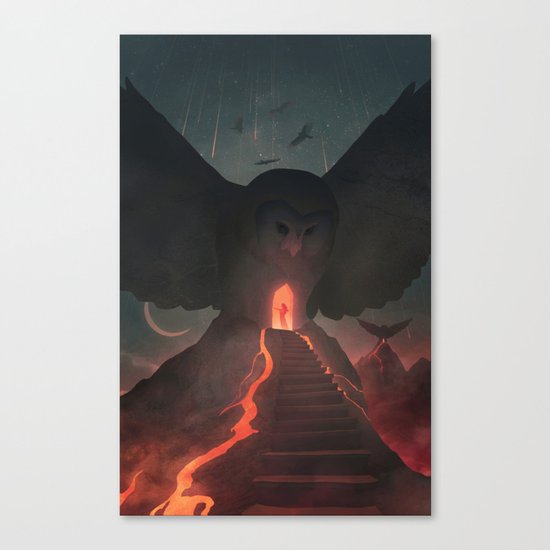 We Name the Stars that Fall Upon Us Canvas Print