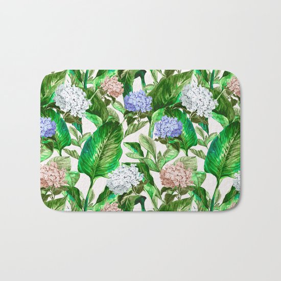 Tropical Garden Bath Mat