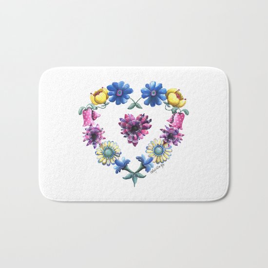 Lovely Flowers Bath Mat