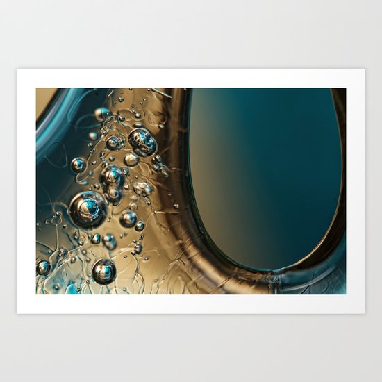 Ice Blue Art Print