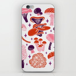 Texas Mushrooms – Red, Pink, and Purple iPhone Skin