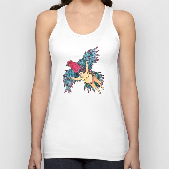 Lazy Tarzan - Flying Unisex Tank Top