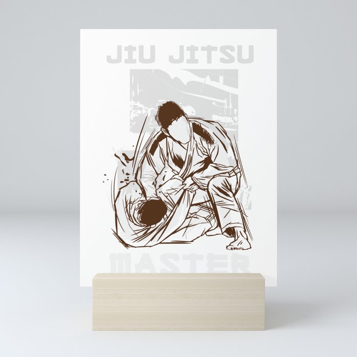 Jiu Jitsu Master Birthday and christmas Mini Art Print
