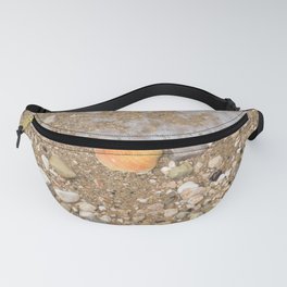 Sea shell on the beach Fanny Pack