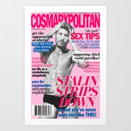 COSMARXPOLITAN, Issue 4 Art Print | Funny, Graphic Design, People, Political 