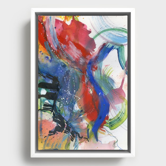 abstract candyclouds N.o 12 Framed Canvas