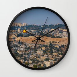 Jerusalem of Gold Wall Clock