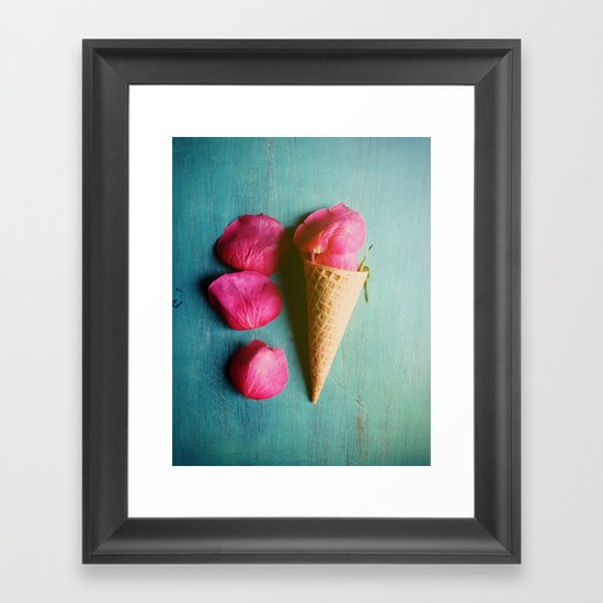 One Scoop or Two Framed Art Print