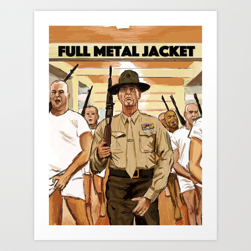 Full Metal Jacket Art Print By Adrockhoward Society6