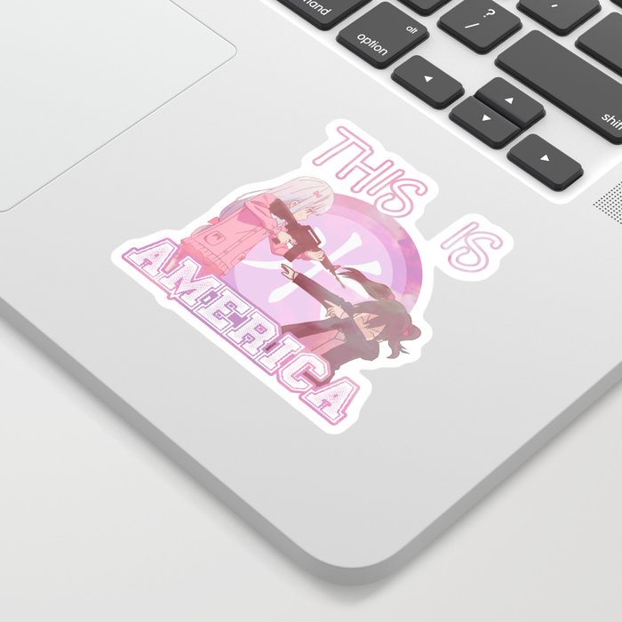 This Is America Funny Anime Japanese Meme Aesthetic Sticker By Poser Boy Society6