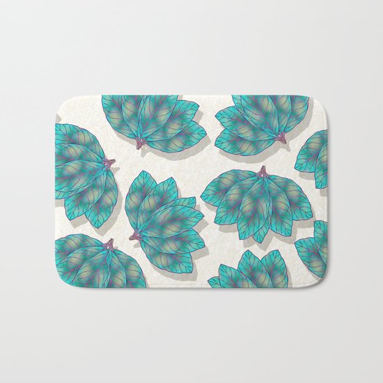 Colorful Leaves 3 Bath Mat