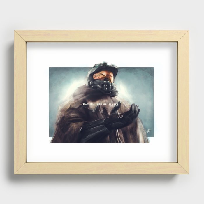 Master Chief - Halo 5 Recessed Framed Print