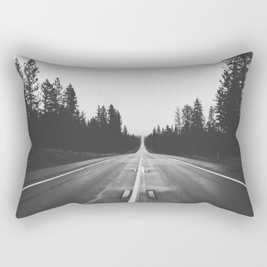 Grey road Rectangular Pillow