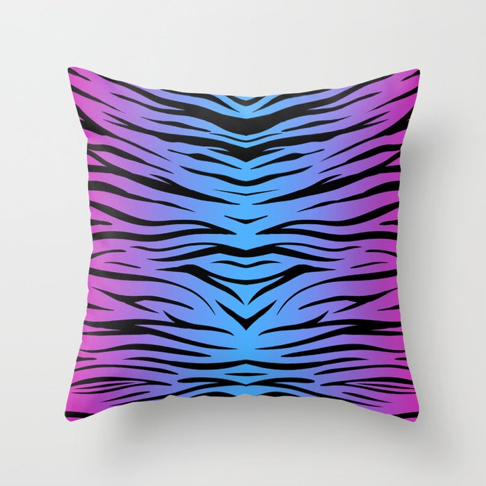 Magic Zebra Throw Pillow