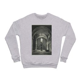 Gothic Corridor -  Caspar David Friedrich Crewneck Sweatshirt