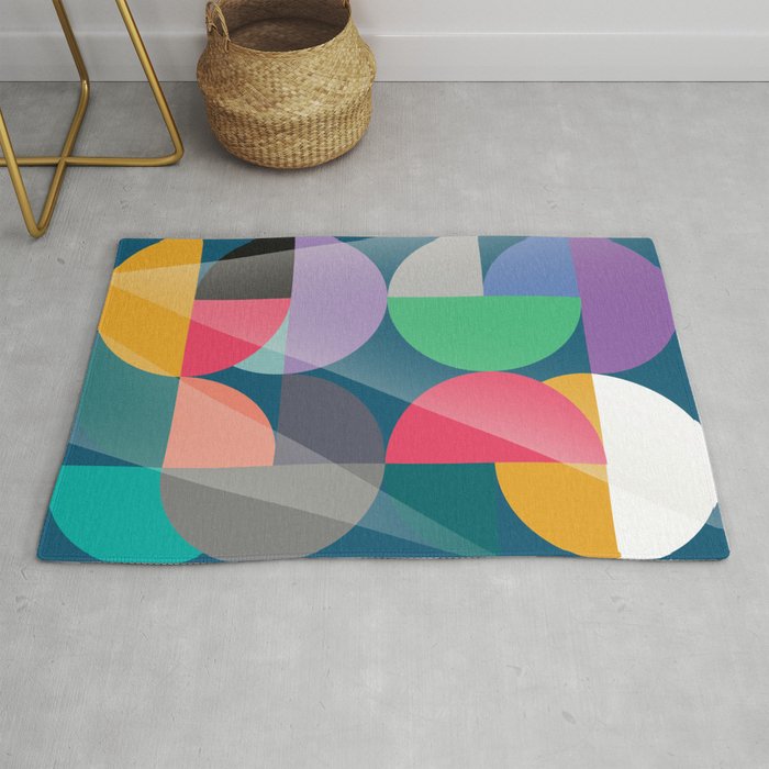 Glowing composition Rug