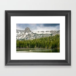Lake Mamie, Mammoth Lakes, California Framed Art Print