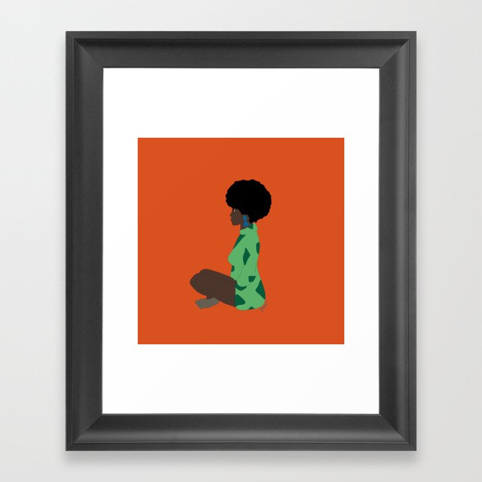Eat Your Vegetables Framed Art Print