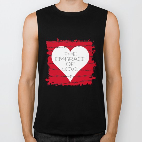 The embrace of love Biker Tank