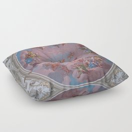 Admont Abbey Ceiling Painting Renaissance Fresco Floor Pillow