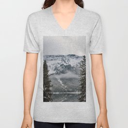 Icy Reflection V Neck T Shirt
