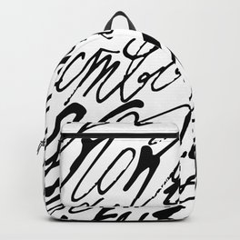 Calligraphy mood Backpack