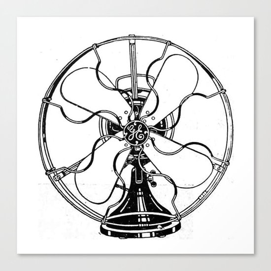 Fan Canvas Print
