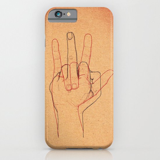 Love and Hate iPhone & iPod Case