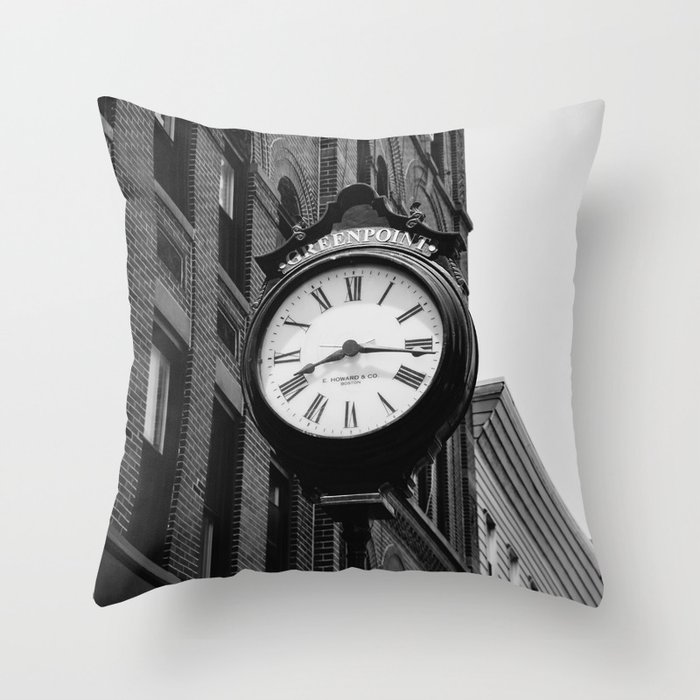 Greenpoint Brooklyn Throw Pillow