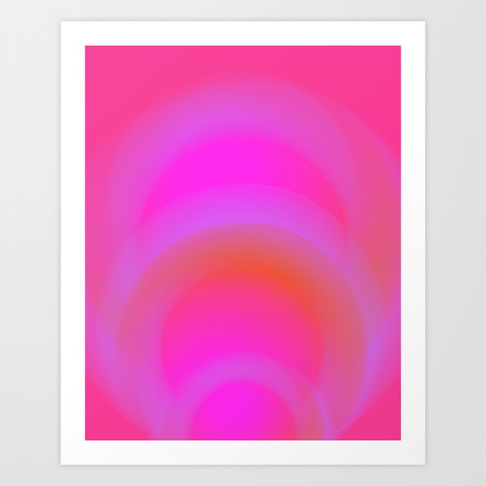 Hot Pink Aura (xi 2021) Art Print