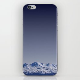 Mexico Photography - Night Sky Over The Snowy Mountains iPhone Skin
